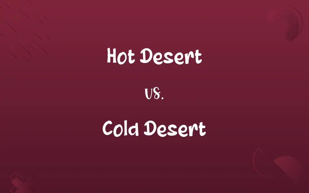Hot Desert vs. Cold Desert