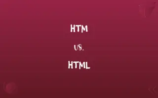 HTM vs. HTML