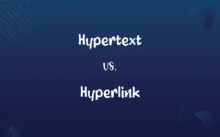 Hypertext vs. Hyperlink