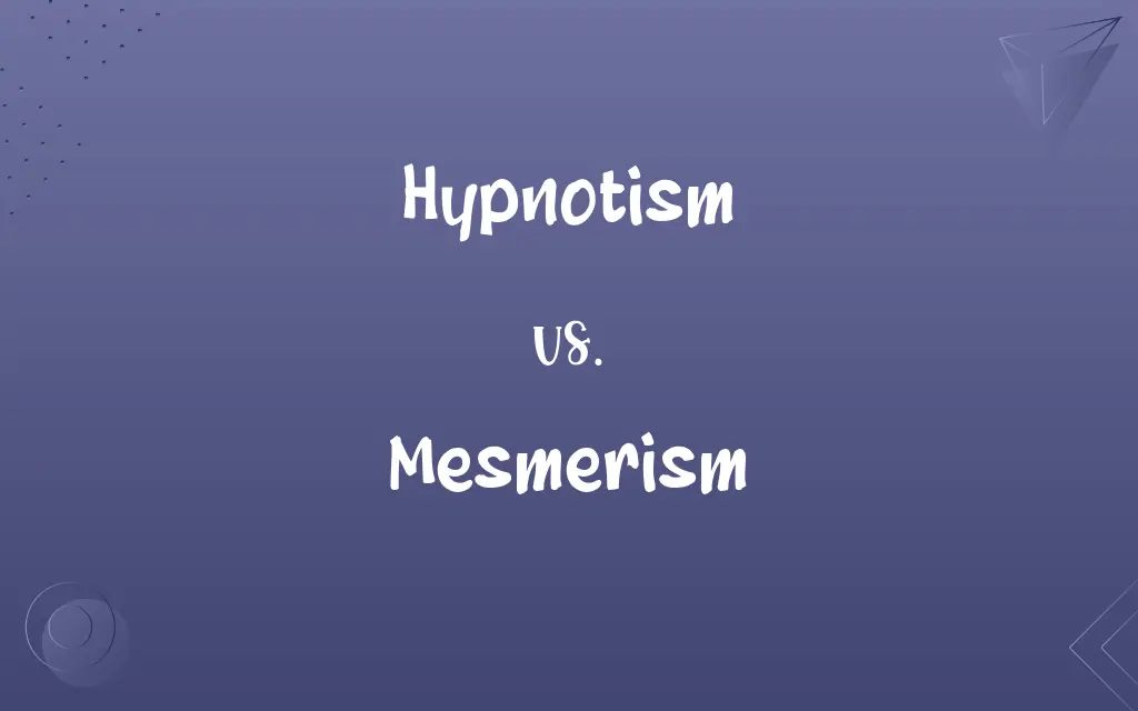 Hypnotism vs. Mesmerism
