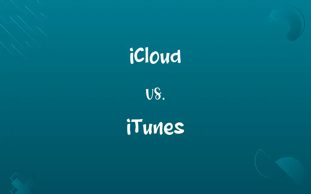 iCloud vs. iTunes