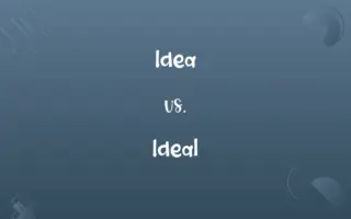 Idea vs. Ideal