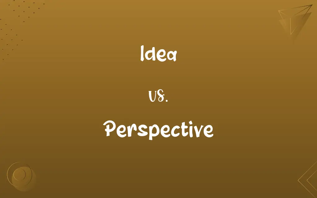 Idea vs. Perspective
