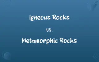 Igneous Rocks vs. Metamorphic Rocks