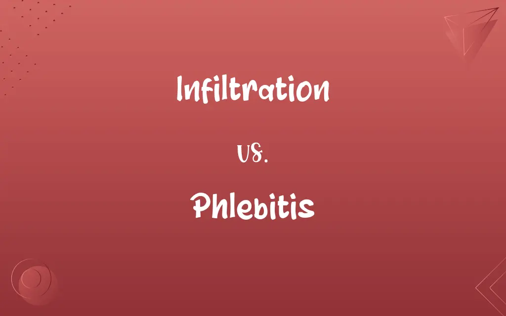 Infiltration vs. Phlebitis