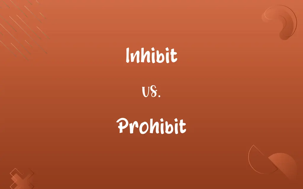 Inhibit vs. Prohibit