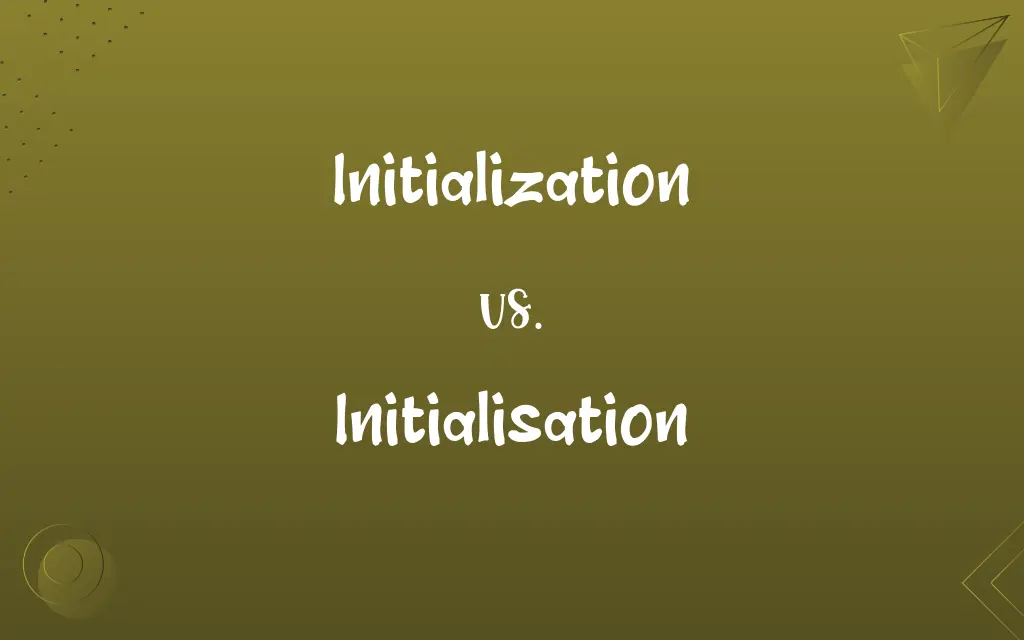 Initialization vs. Initialisation