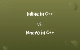 Inline in C++ vs. Macro in C++