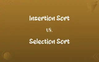 Insertion Sort vs. Selection Sort