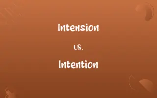 Intension vs. Intention