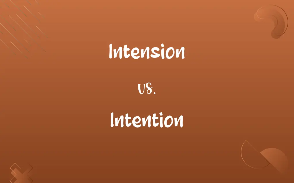 Intension vs. Intention