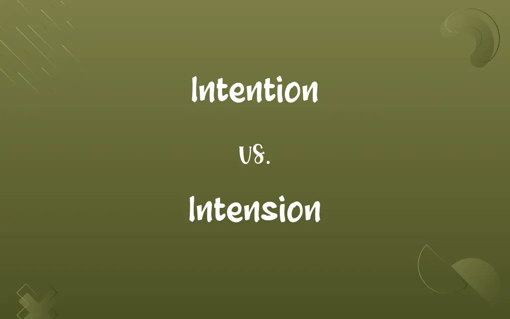 Intention vs. Intension