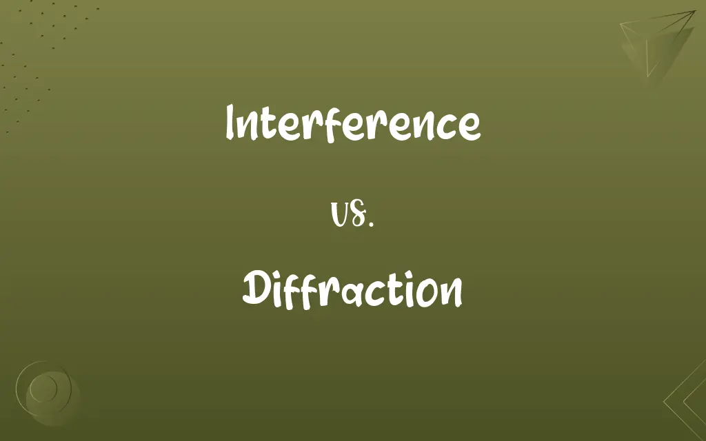 Interference vs. Diffraction