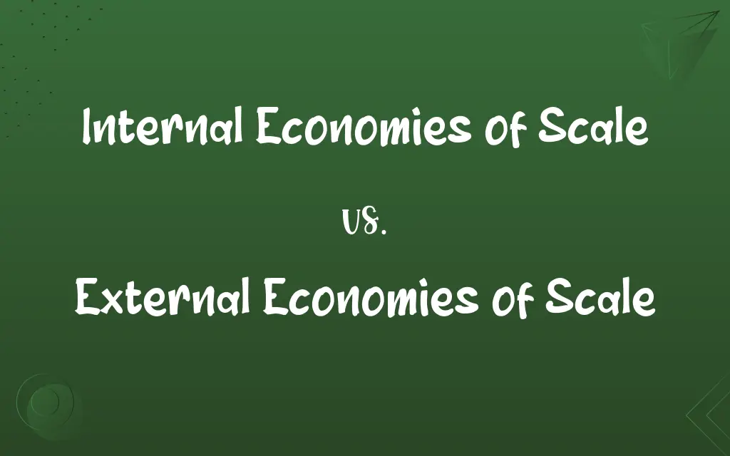 Internal Economies of Scale vs. External Economies of Scale