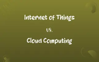 Internet of Things vs. Cloud Computing