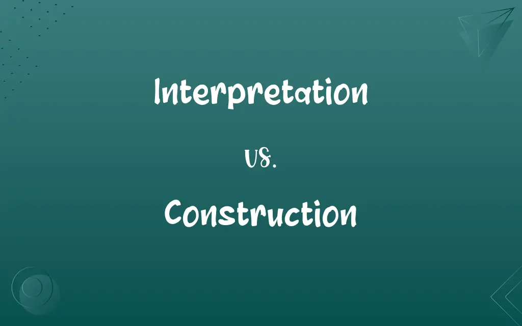 Interpretation vs. Construction
