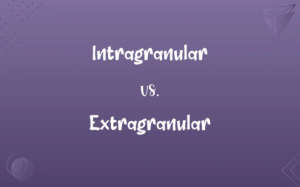 Intragranular vs. Extragranular