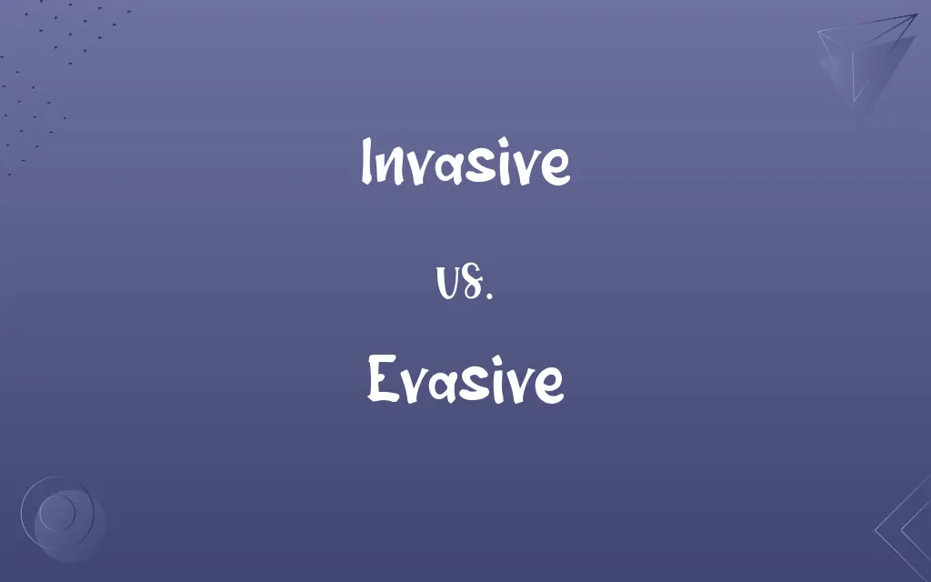 Invasive vs. Evasive