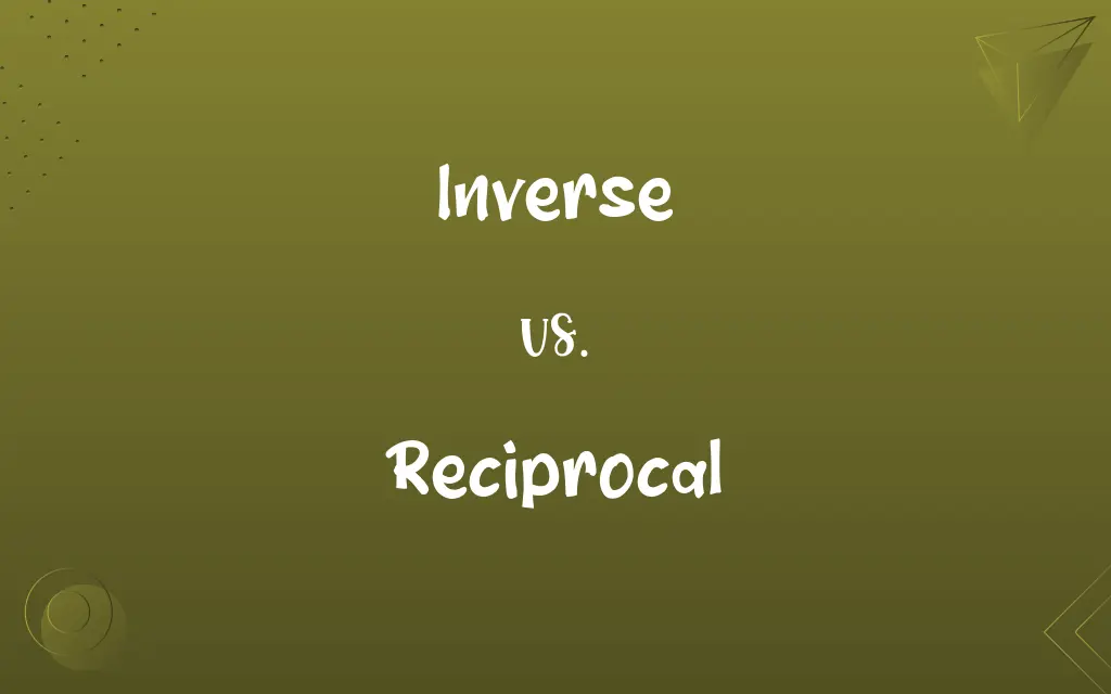 Inverse vs. Reciprocal