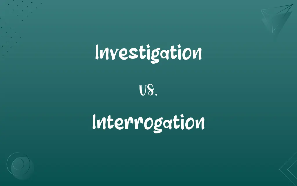 Investigation vs. Interrogation