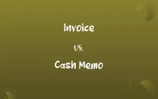 Invoice vs. Cash Memo