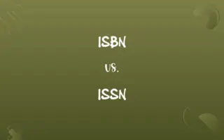 ISBN vs. ISSN