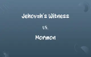 Jehovah's Witness vs. Mormon