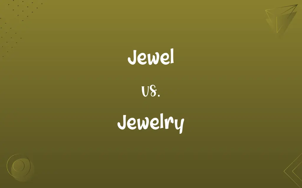 Jewel vs. Jewelry