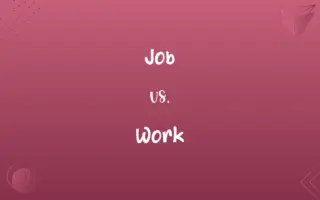 Job vs. Work