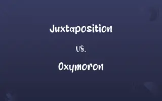 Juxtaposition vs. Oxymoron