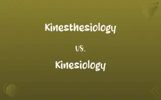 Kinesthesiology vs. Kinesiology