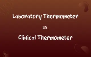 Laboratory Thermometer vs. Clinical Thermometer