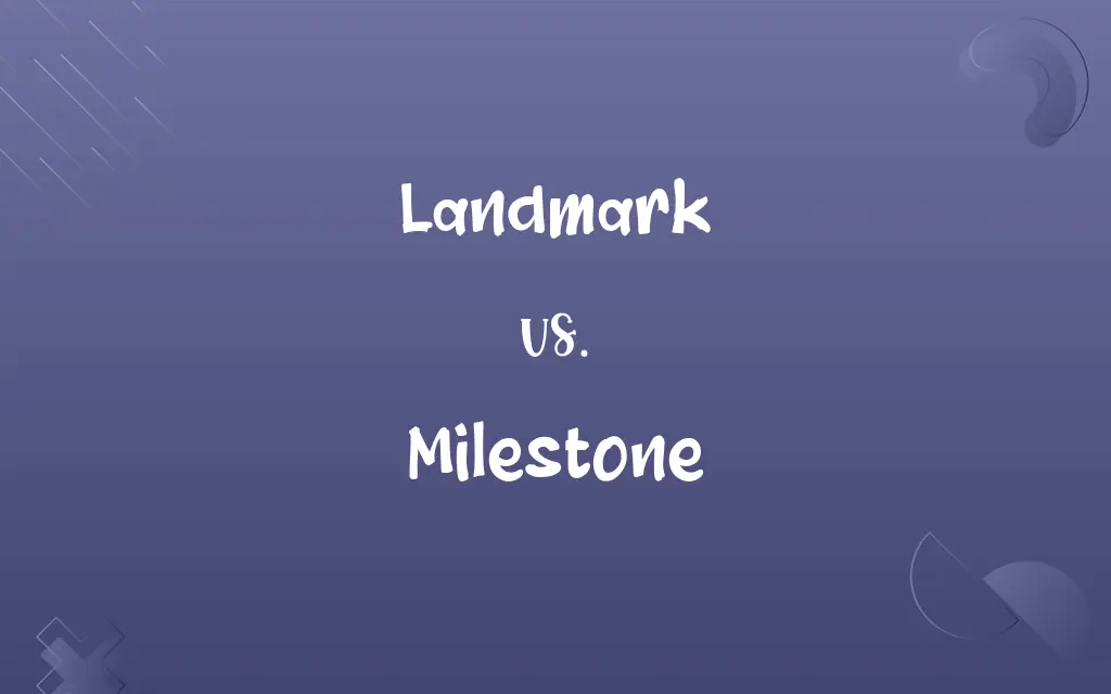 Landmark vs. Milestone