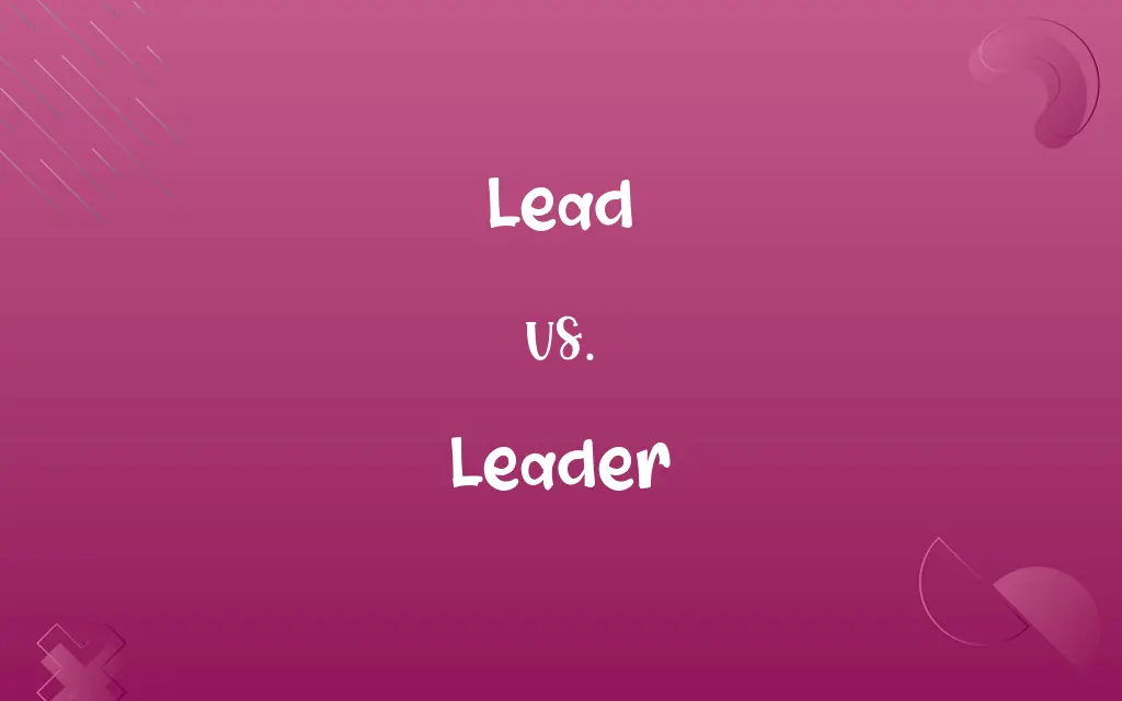 Lead vs. Leader
