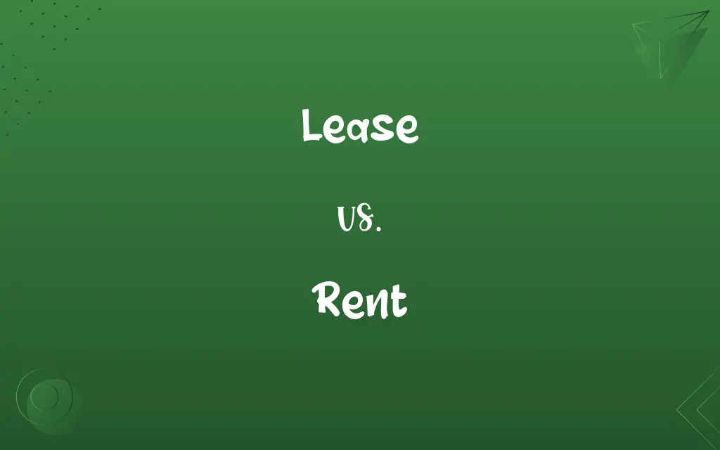 Lease vs. Rent