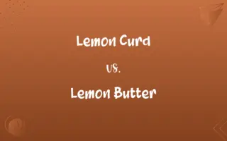 Lemon Curd vs. Lemon Butter