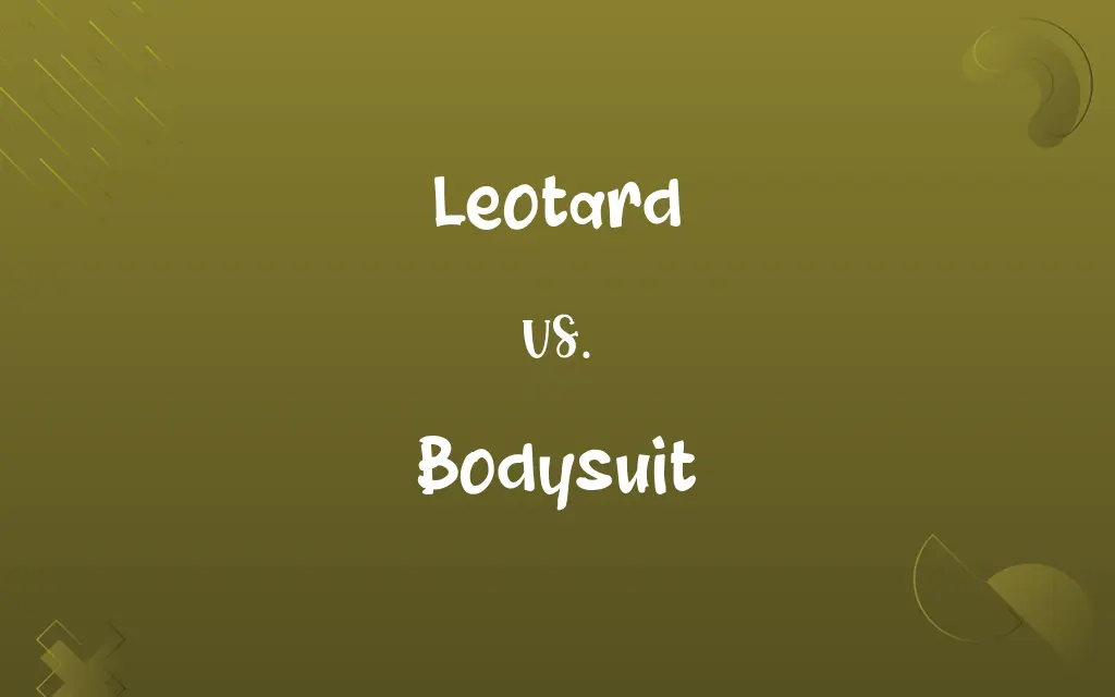 Leotard vs. Bodysuit