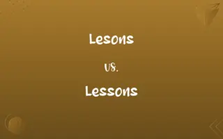 Lesons vs. Lessons