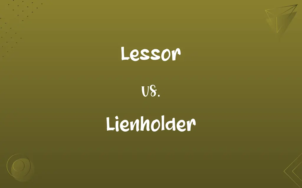 Lessor vs. Lienholder
