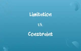 Limitation vs. Constraint