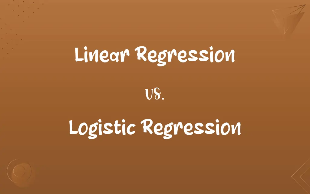 Linear Regression vs. Logistic Regression