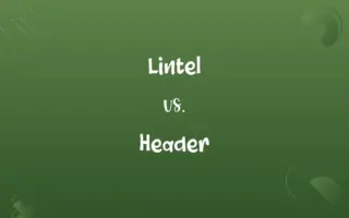 Lintel vs. Header