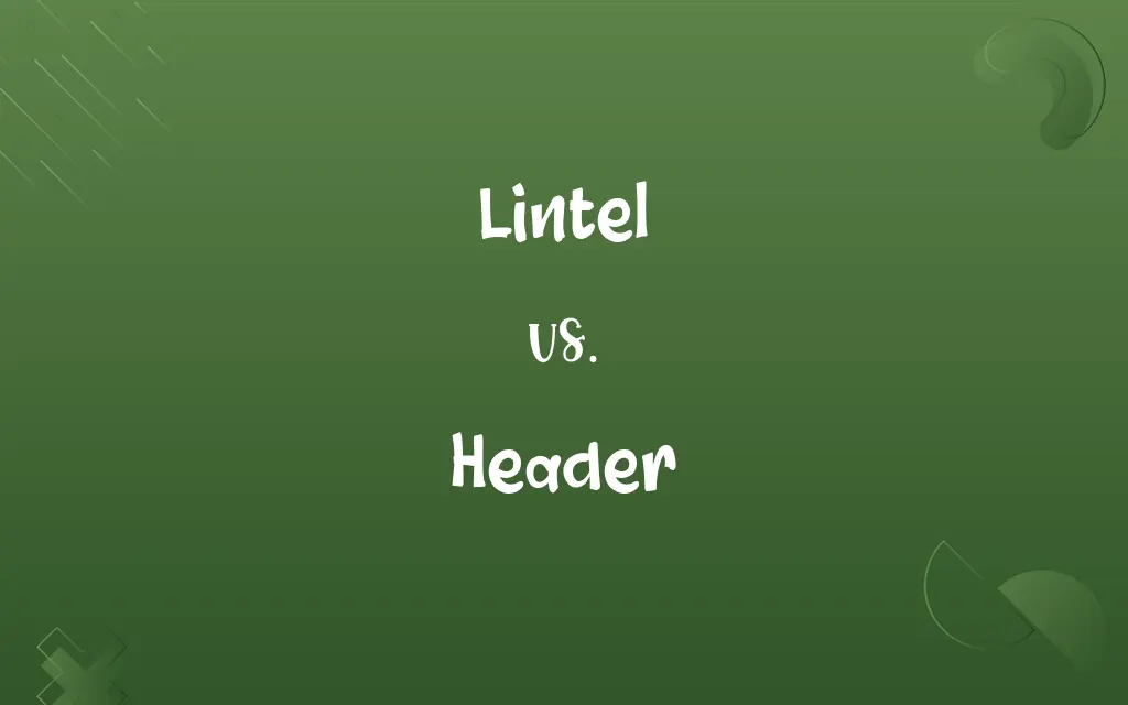 Lintel vs. Header