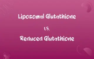 Liposomal Glutathione vs. Reduced Glutathione