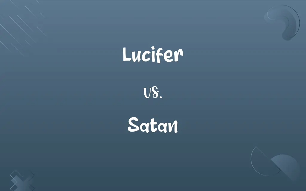 Lucifer vs. Satan