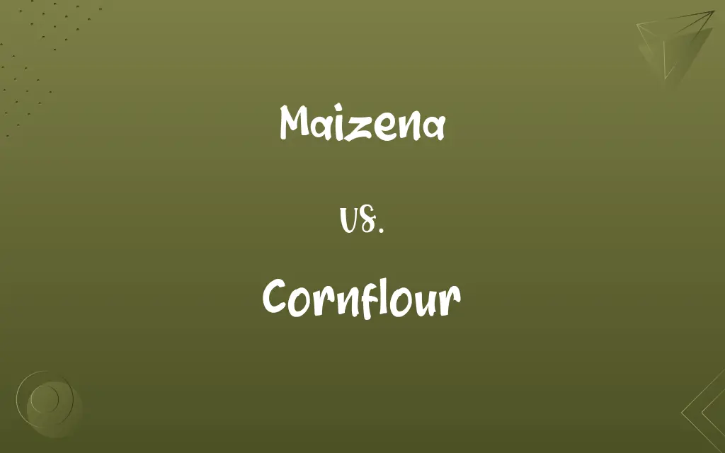 Maizena vs. Cornflour