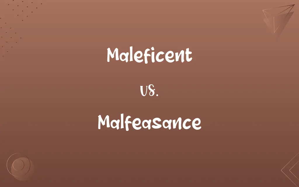 Maleficent vs. Malfeasance