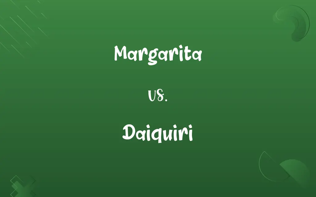 Margarita vs. Daiquiri