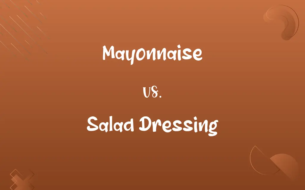 Mayonnaise vs. Salad Dressing