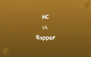 MC vs. Rapper